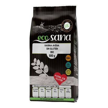 Ecosana Farinha de Aveia Sem glúten Bio 500gr